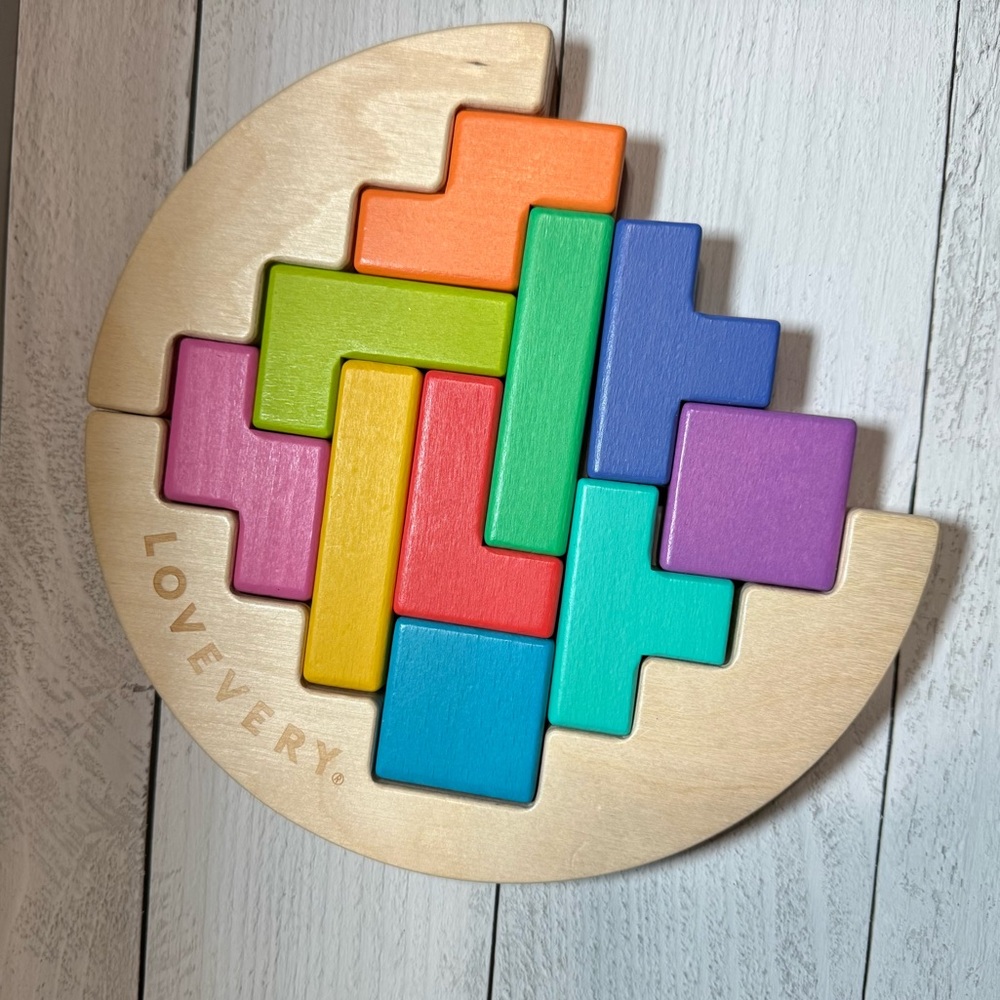 Lovevery Wooden Wobble Puzzle Problem Solver Incomplete‎ NIB